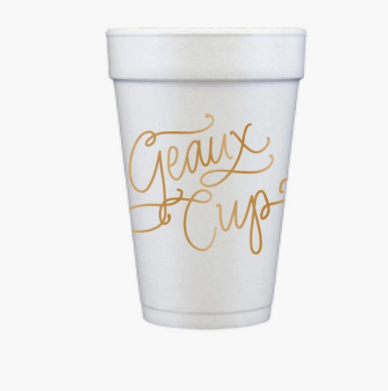 Geaux Cup Styrofoam