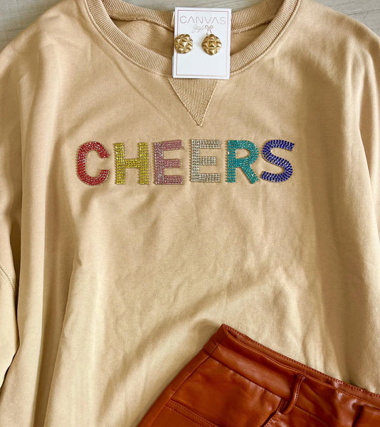 Cheers BeDazzeled Sweatshirt