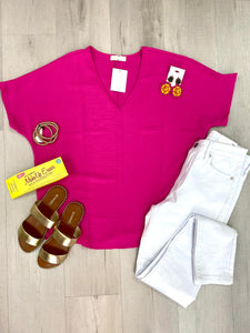 Best Blouse Hot Pink