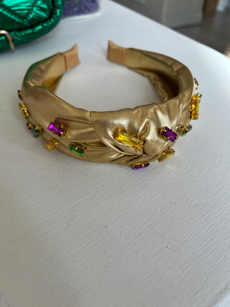 Gold Rhinestone MG Headband