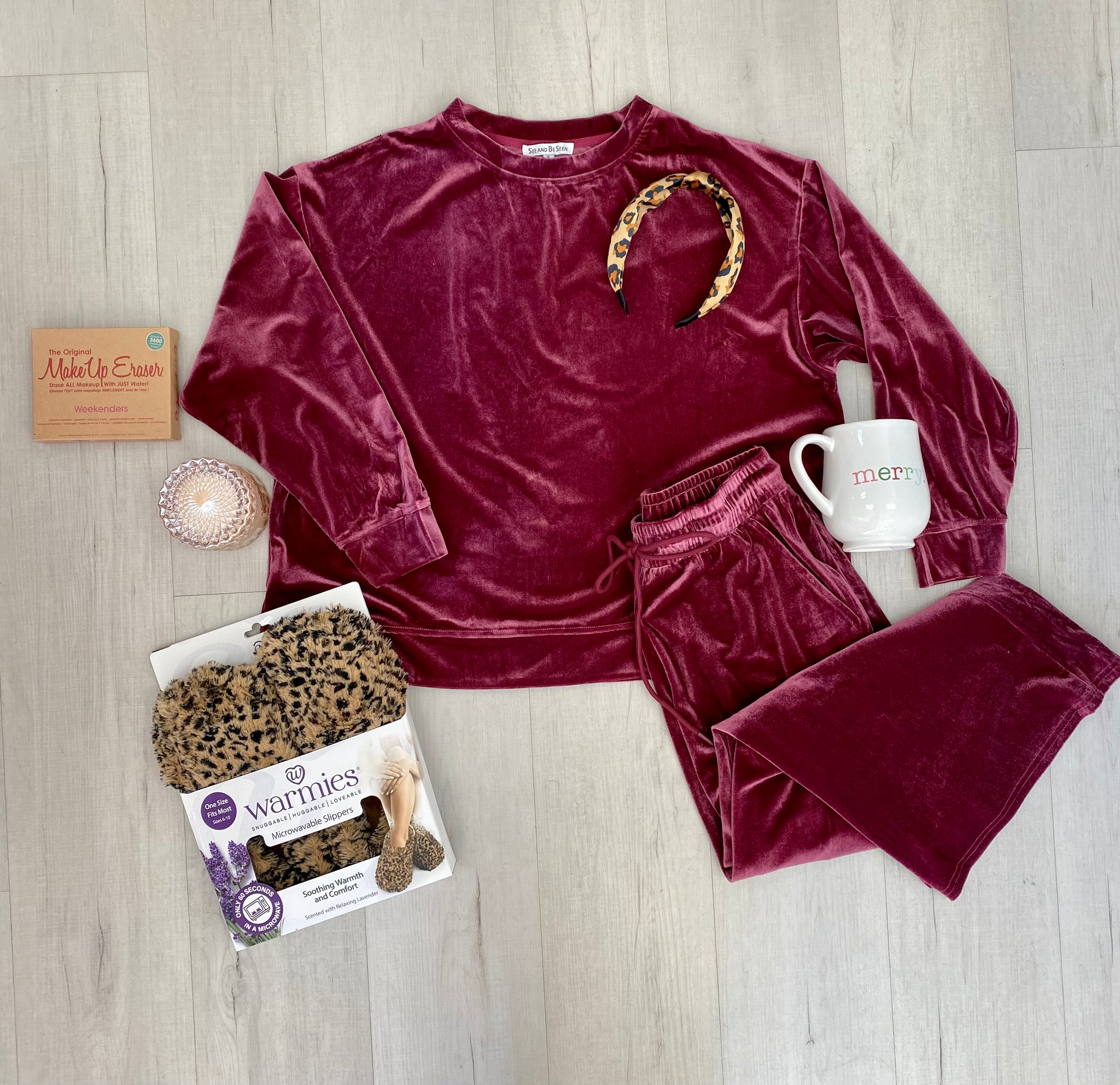 Velvet Long Sleeve Top