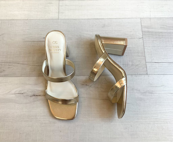 Khloe Heel Gold