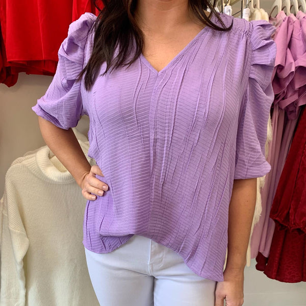 Spring Puff Sleeve Blouse