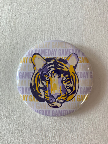 Tiger Face Gameday Button