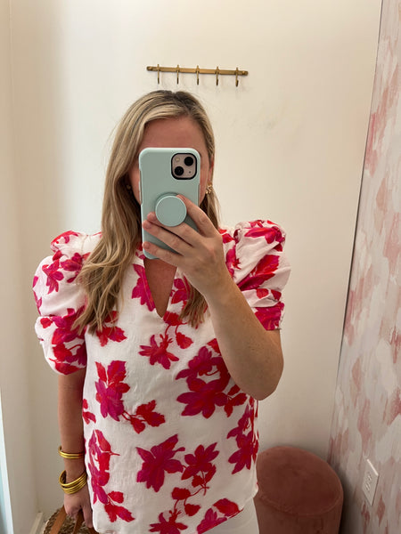 Geranium Blouse