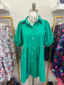 Polly Dress Emerald