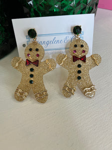 Gingerbread Man Earring