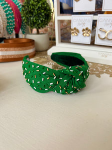 Green Confetti Headband