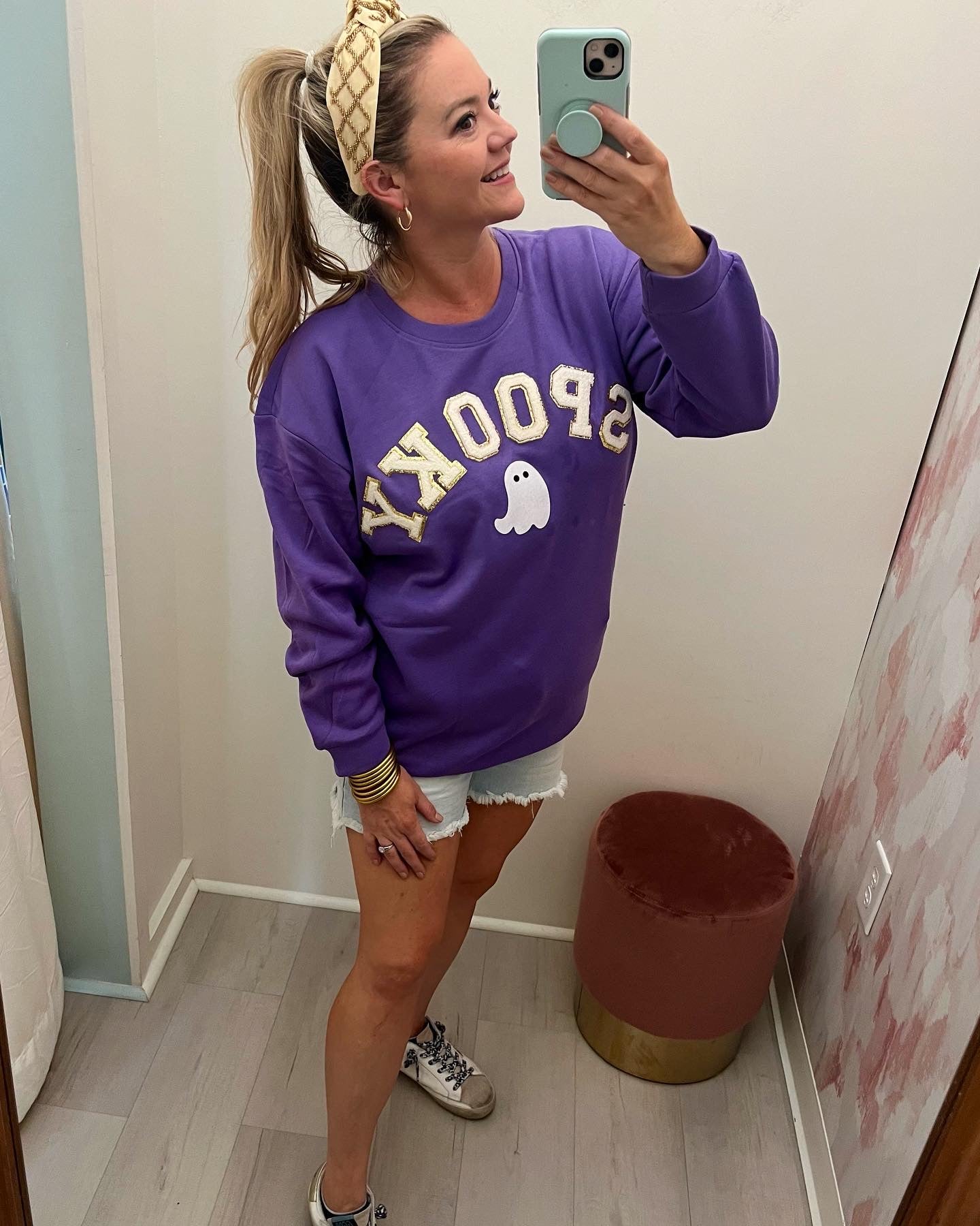 Spooky Sweatshirt Purple