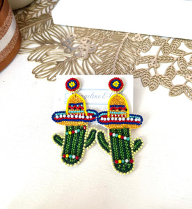 Beaded Mexican Cactus