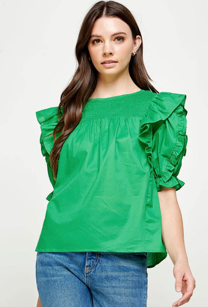 Valerie Top Green