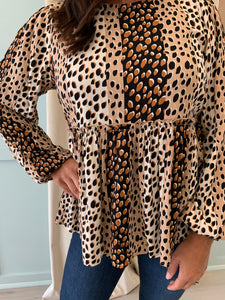 Andree Leopard Blouse