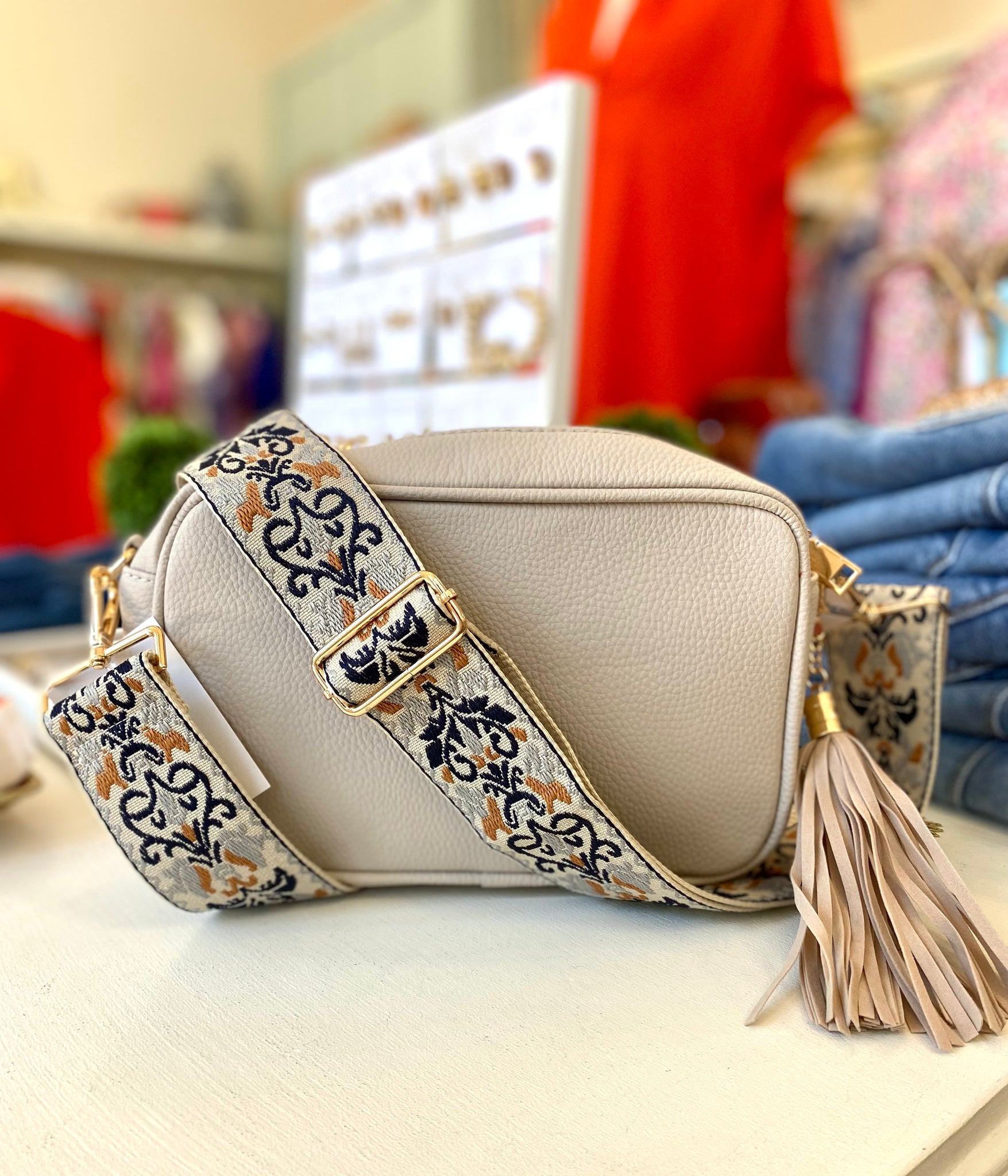 Navy Boho Strap