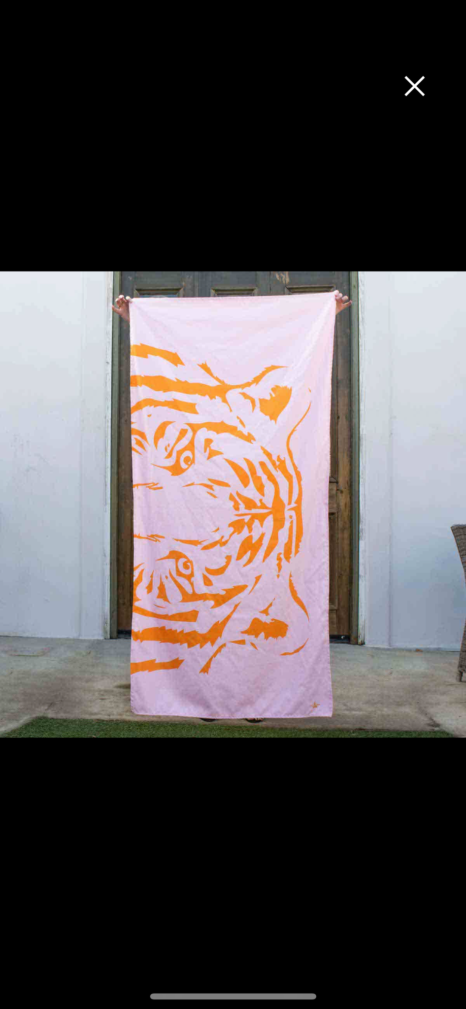 Tiger Towel Pink
