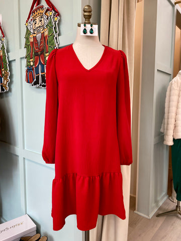 Mingle In Red Dress
