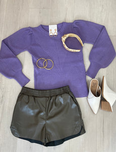 Juliette Lilac Sweater