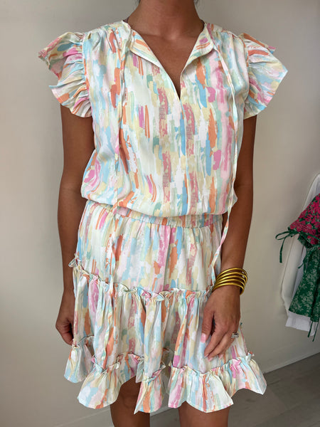 Abstract Party Dress
