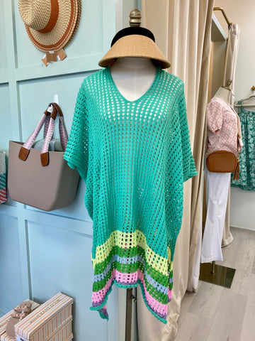 Green Knit Coverup