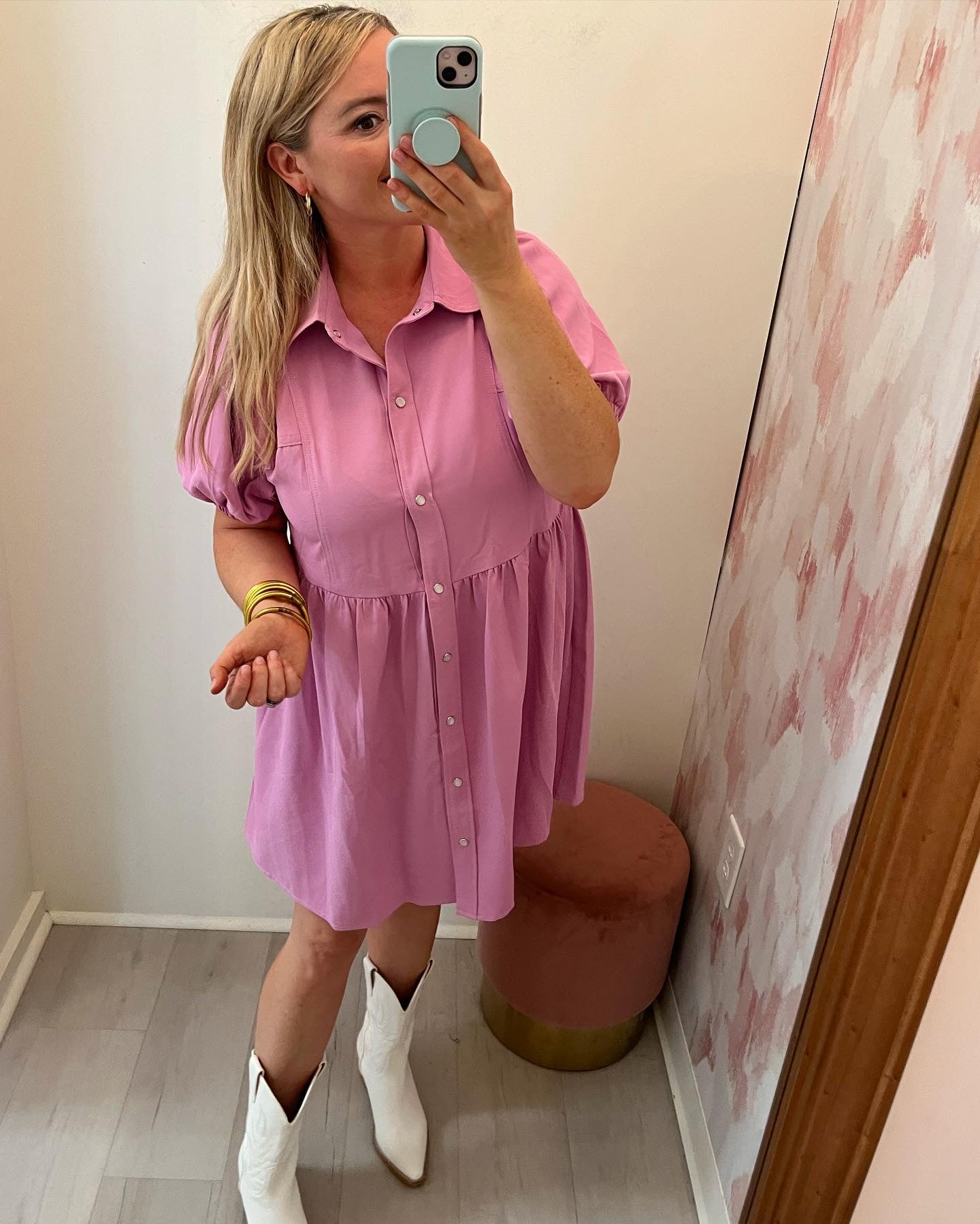 Polly Dress Pink