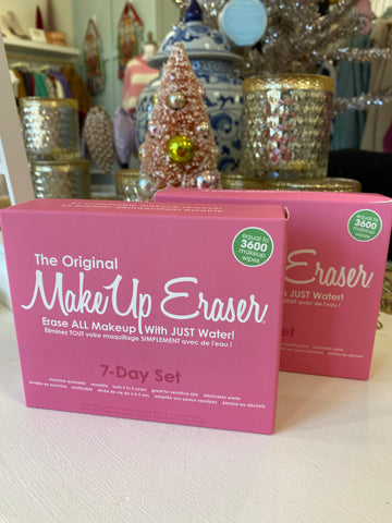 Makeup Eraser 7 Day Set Pink