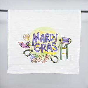 Mardi Gras Hand Towel