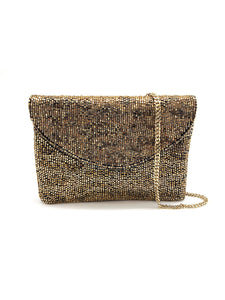 Small Gold Beaded Purse