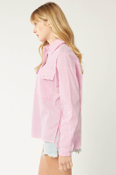 Striped Oxford Top